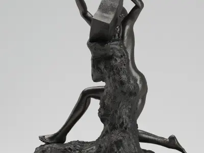 Auguste Rodin Orpheus 3D model