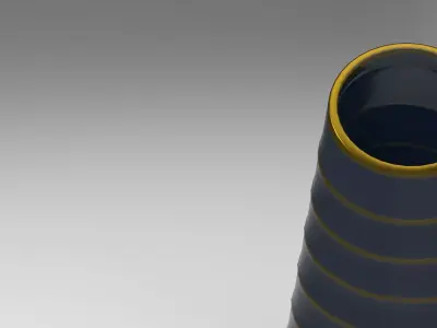 Ippe Vase Low-poly 3D model