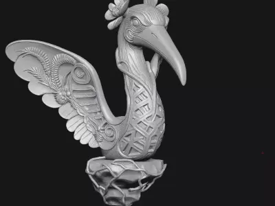 Cranes 3D print model