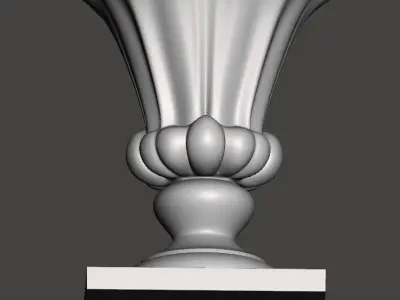 Decorative vase - 3d model for CNC - DecorativeVase001 3D print model