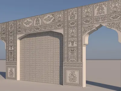 Indian Wall 3D model