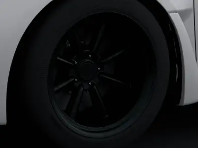 Watanabe RS8 Aftermarket Wheel Low-poly 3D model