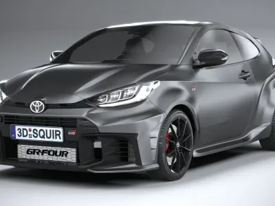 Toyota GR Yaris 2024 3D model