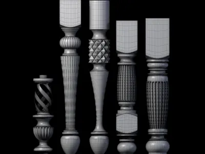 30 Baluster 3D model