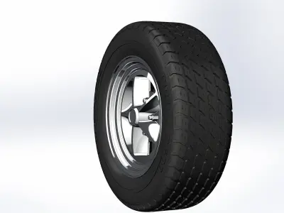 Custom wheels Legendary Wheels LW69 for your scale model 3D print model