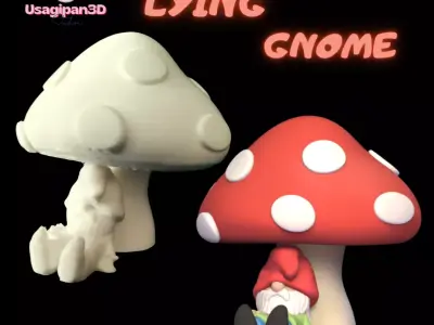Lying Gnome 3D print model