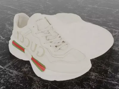 GUCCI RHYTON 3D SHOES Low-poly 3D model