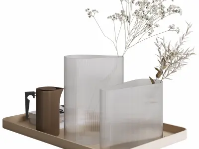 Coffee set 04 3D model