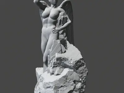 creation of woman 3D print model
