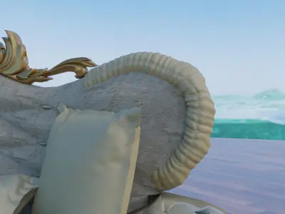 Sofa Super Classic 3d Model 3D model