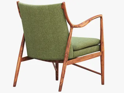 FJ 45 easy chair model 45 3D model