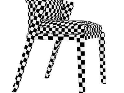 Malta Teak Side Chair 3d model Low-poly 3D model