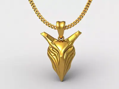 Devil pendant charms - one inch pendant 3D print model