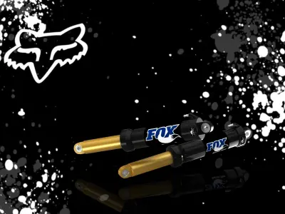  fox float 2 dampers  3D model