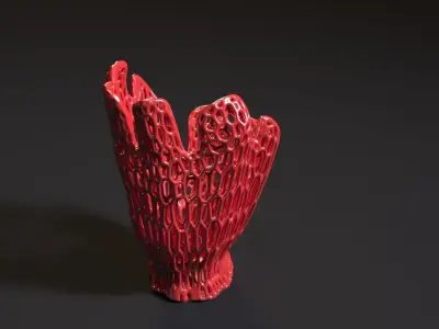 Decorative vase 3D print model purchase
