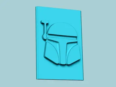 Stamp 101 Boba Fett - Fondant Decoration Maker Toy 3D print model