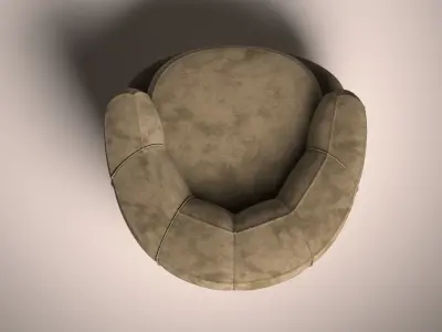 luxury sofa  3D model