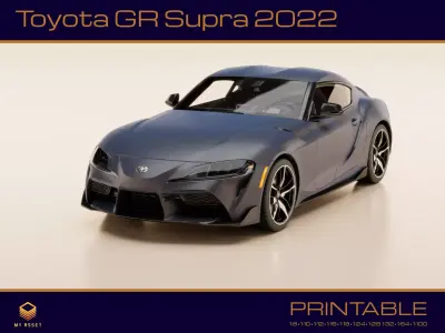 Toyota GR Supra 2022 3D print model