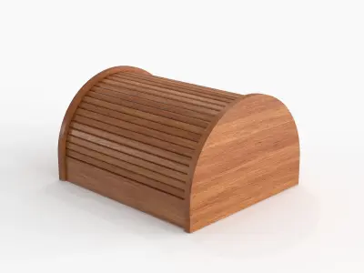 Mitheis Pearwood Bread Bin 3D model
