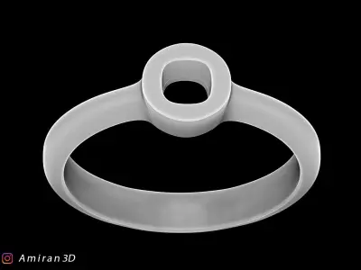 Flower Ring  3D print model purchase