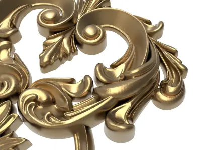  decorative pattern ready for 3D printing 3D model 4
