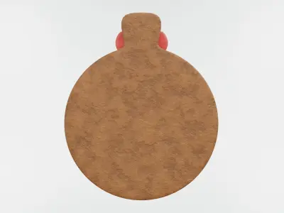Gingerbread Christmas Cookie 14 3D model