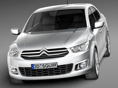 Citroen C-Elysee 2013 3D model