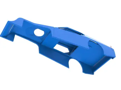 Shell of Asphalt Modified stock car V1 Scale 1 to 25 3D print model