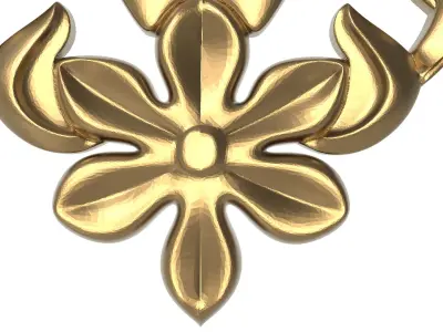 decorative pattern ready for 3D printing 3D model