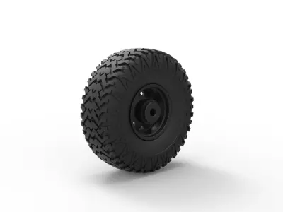 Offroad wheel 29 3D print model