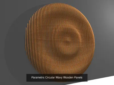 Parametric Wooden Wall Decorations for laser cutting 3D Model Collection