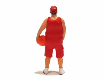 Figure Waluyo Holding a Basketball 164-Scale 3D print model