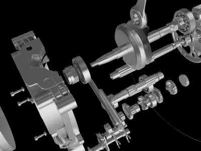 06-50CC  engines 3D print model