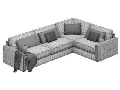 Kipton Two-Piece Sectional By Arhaus 3D model