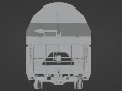 H0 1-87 scale Talns 970 freight car 3D print model