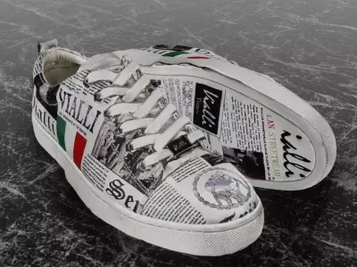 VIALLI DAILYNEWS 3D SHOES SNEAKERS 3D model
