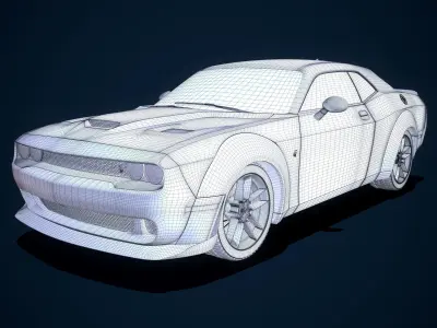 Dodge Challenger SRT Hellcat 2018 3D model