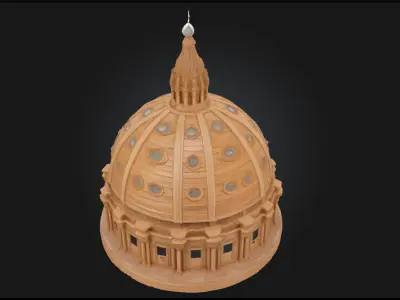 Dome Model  Classic Geometry for Grand Architectural Statements 3D model