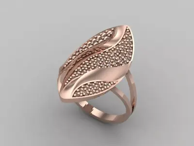 Women Ring STL Womens Ring 3d models 3D print model 3D print model 7
