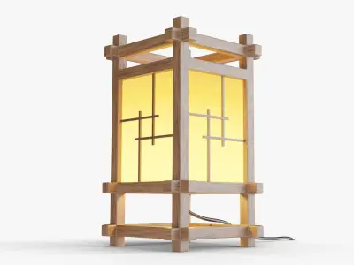 Shoji Lantern 3D model