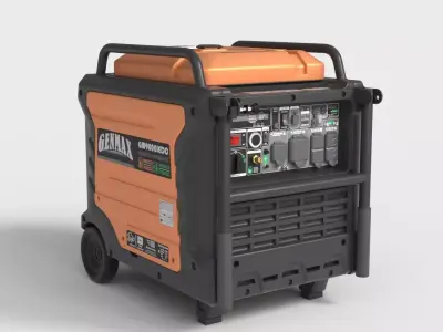 PORTABLE GENERATOR Low-poly 3D model