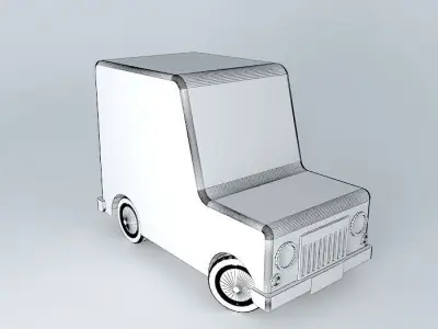 Postman Pat's Van Free 3D model