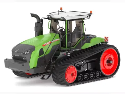 Fendt 1100 Vario MT Tracked Tractor 3D model
