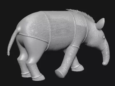 tapir 3D print model