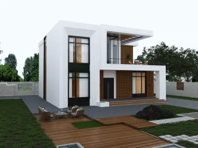 House Exterior 3D model purchase