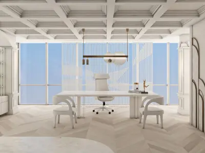 Detailed Manager - Boss Office  3D model