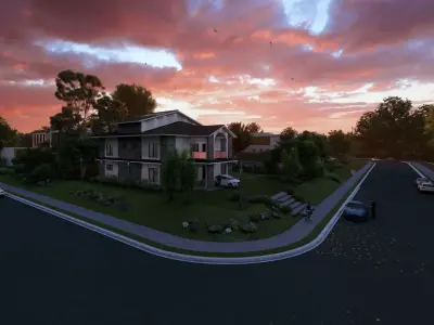 Residential proposal design 3D model