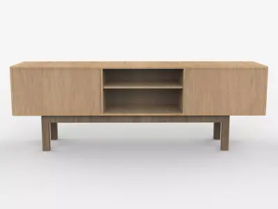 TV bench 05 3D model