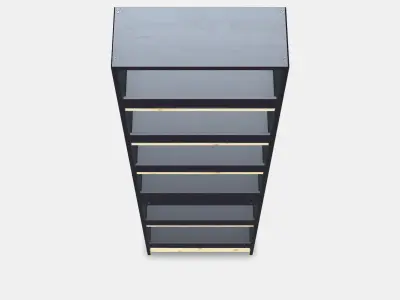 HAVSTA Shelving unit with plinth 1 Low-poly 3D model