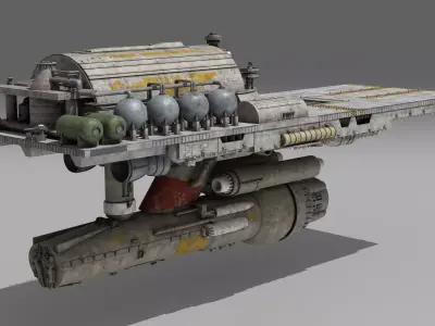 Battlestar Galactica - Flattop 3D model